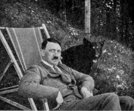 Adolf Hitler at ease