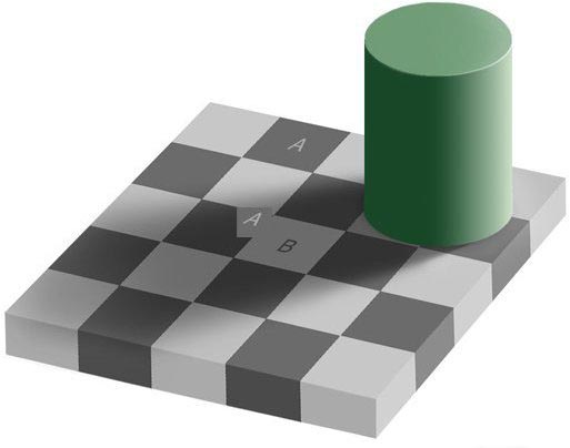optical illusion demonstrated