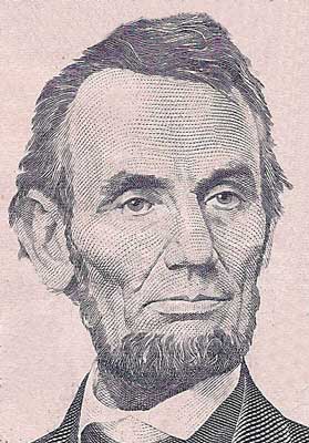 Abraham Lincoln 5 Dollar Bill : United States five-dollar bill ...